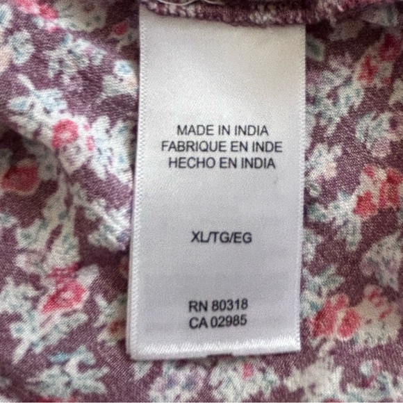 Floral Tiered Midi Dress Boho Beach Sundress Flowy Lightweight Summer XL - Picture 13 of 16